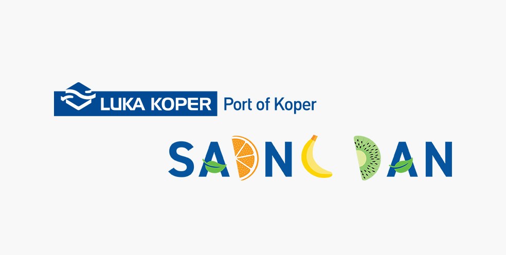 Logotip Sadni dan za Luko Koper